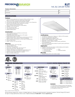 1x4, 2x2, 2x4 LED Troffer - Precision