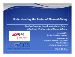 Understanding the Basics of Planned Giving