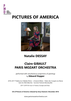 pictures of america - Paris Mozart Orchestra