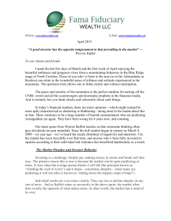 Newsletter - Fama Fiduciary Wealth LLC