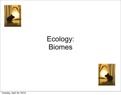 Biomes