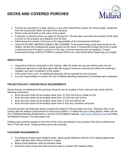 decks and covered porches