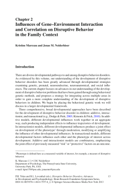 Influences of Gene&ndash;Environment Interaction and Correlation on