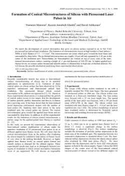 Formation of silicon microspikes by picosecond laser irradiation in air