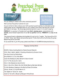 March 2017 Preschool Press