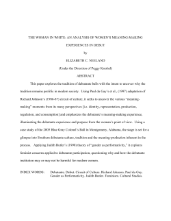 THE WOMAN IN WHITE: AN ANALYSIS OF WOMEN`S MEANING