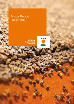Annual Report 2014 | 2015