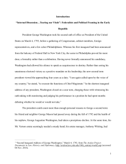 Federalists Essay