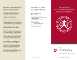 Facts about the United States Transuranium and Uranium Registries