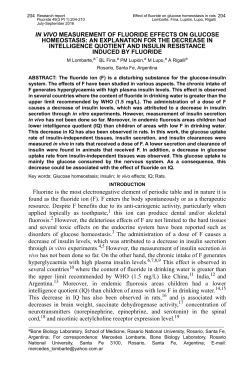 204–210 - International Society for Fluoride Research