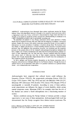 Cultural expectations versus reality in navajo