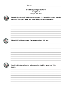 Chapter 9 Learning Target Worksheet