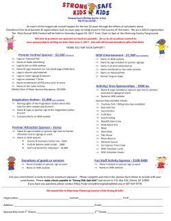 Premier Fes val Sponsor - $2,500 (limited #) SKSK Entertainment