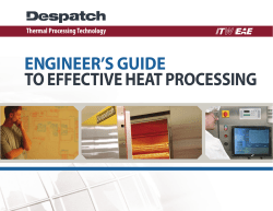 Engineering Guide to Effective Heat Processing