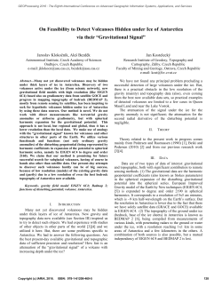 On Feasibility to Detect Volcanoes Hidden under Ice of