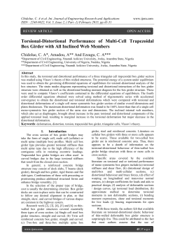 Torsional-Distortional Performance of Multi-Cell Trapezoidal
