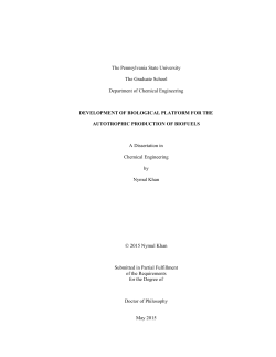 DEVELOPMENT OF BIOLOGICAL PLATFORM FOR THE