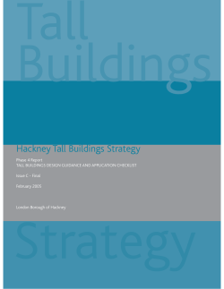 Hackney Tall Buildings Strategy