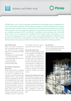 Sulfuric and Nitric Acid