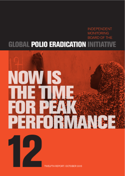 October 2015 - Global Polio Eradication Initiative