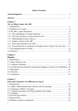Table of Contents Acknowledgments