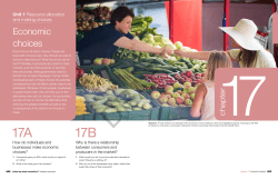 Chapter 17 Economic choices