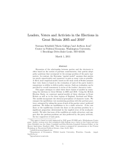 Leaders, Voters and Activists in the Elections in Great Britain 2005