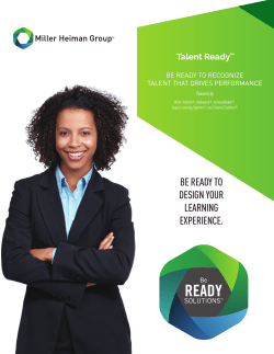Talent Ready Brochure