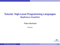 High-Level Programming Languages