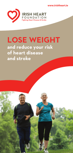 lose weight - Irish Heart Foundation