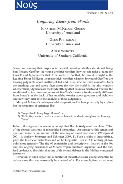 Conjuring Ethics from Words