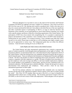 United Nations Economic and Financial Committee (ECOFIN