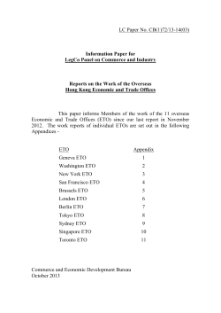 LC Paper No. CB(1)72/13-14(03) Information Paper for LegCo