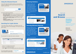 Search and Browse - Amadeus Products Blog