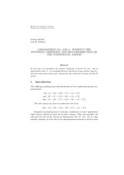AXIOMATIZING S4+ AND J+ WITHOUT THE SUFFIXING