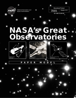 NASA Great Observatories Paper Models - Chandra X
