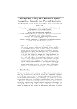 Intelligibility Rating with Automatic Speech Recognition, Prosodic