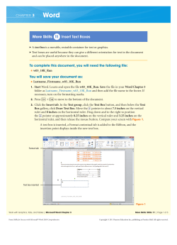 More Skills 11 Insert Text Boxes