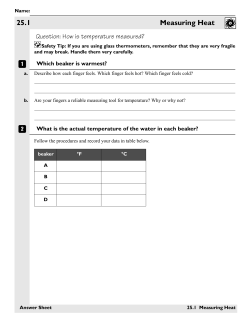 Unit 9: Energy in the Earth System