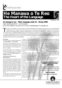 2000 - Christchurch City Libraries