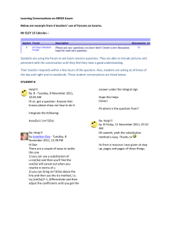 Learning Conversations on MRGS iLearn Below are excerpts from 3