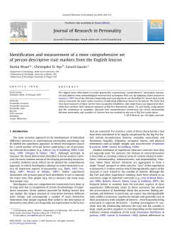 Identification and measurement of a more comprehensive set of