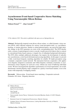 Asynchronous Event-based Cooperative Stereo