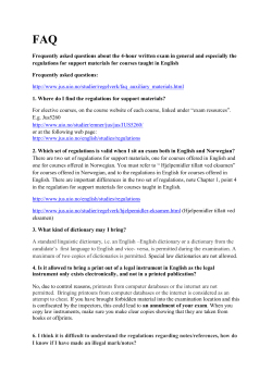 Frequently asked questions about the 4-hour written exam in