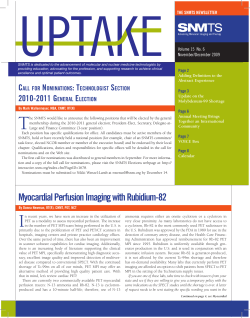 Myocardial Perfusion Imaging with Rubidium-82