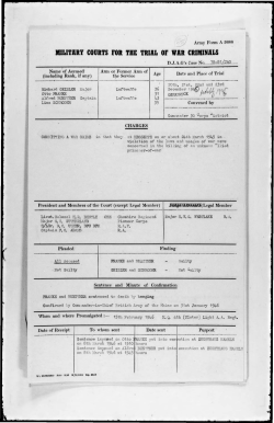 "[ Trial against Geisler, Franke - ICC