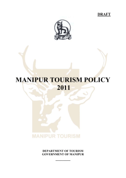 Manipur Tourism Policy 2011 - E-Pao!