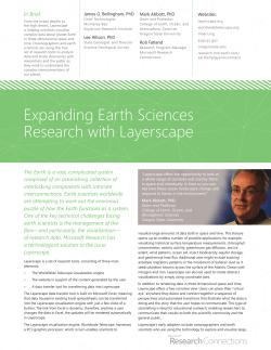 Expanding Earth Sciences Research with Layerscape