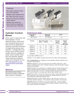 Cylinder Control Bases