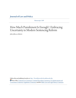 How Much Punishment Is Enough?: Embracing